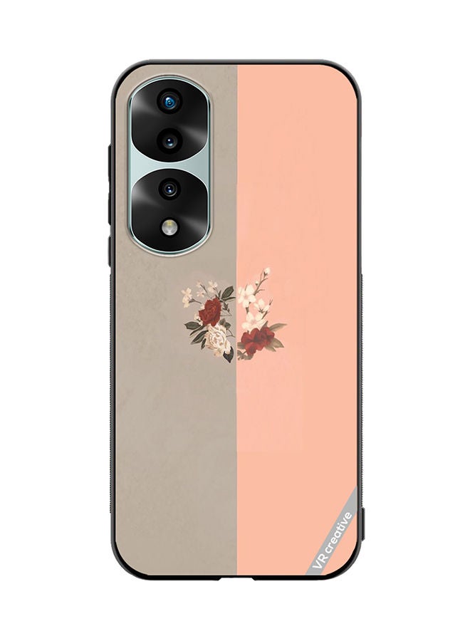 VR CREATIVE Protective Case Cover For Honor 70 Pro Flower Design Multicolour - Image 1