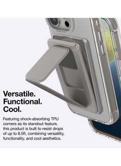 AMAZINGthing Omni Mag (10Feet) Drop Proof for iPhone 16 Pro MAX Case Cover Compatible with MagSafe Kickstand - Grey  - Image 5