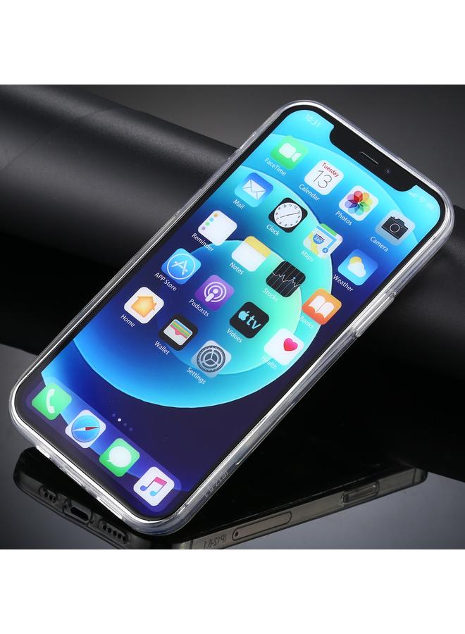 اس-توب جراب لهاتف iPhone 12 / 12 Pro جراب واقٍ من مادة TPU بنقشة زهور الجبسوفيلا - Image 3