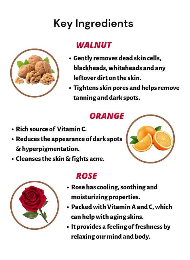 Nesa Walnut Scrub (100 Gms) ; Body Scrub ; Foot Scrub ; Face Scrub ; Gentle Exfoliation ; Cleansing - Image 4