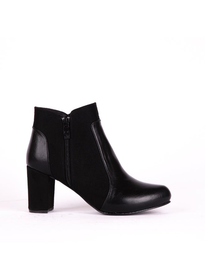 LIFESTYLISH Ankle Boot Leather R-9 - Black - Image 2