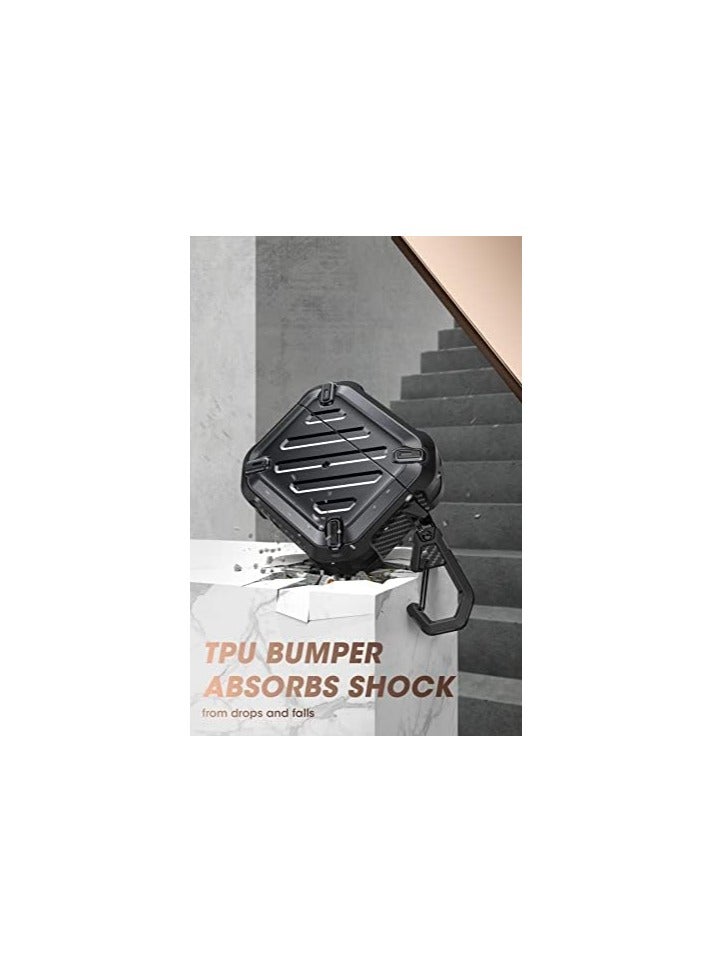 SUPCASE Unicorn Beetle Pro Series Case Designed for Airpods, Full Body Rugged Protective Case Compatiable with AirPods 3rd - Black - Image 2