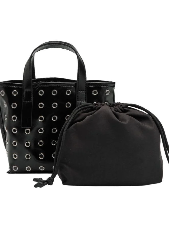 PARFOIS Tote Bag With Studs And Inner Pouch