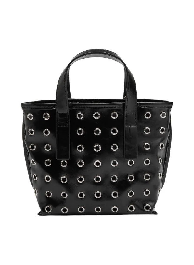 PARFOIS Tote Bag With Studs And Inner Pouch