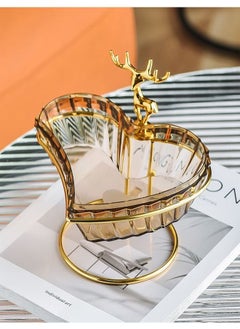 fashionhome Household Fruits Bowl and Snack Serving Tray Candy Food Storage Box  - Image 3