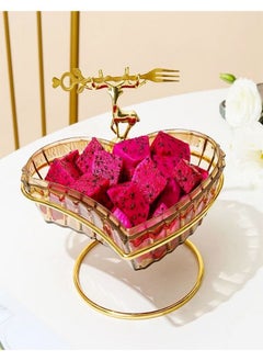 fashionhome Household Fruits Bowl and Snack Serving Tray Candy Food Storage Box  - Image 4