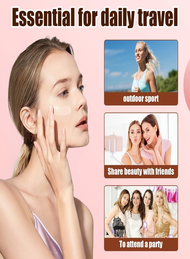 WALULAN Concealer Mild moisturizing Foundation Make-up, High Gloss Foundation Make-up Eye and Face Coverage, Natural Oil Control, Waterproof, Full Coverage, Color Correction Make-up - Image 5