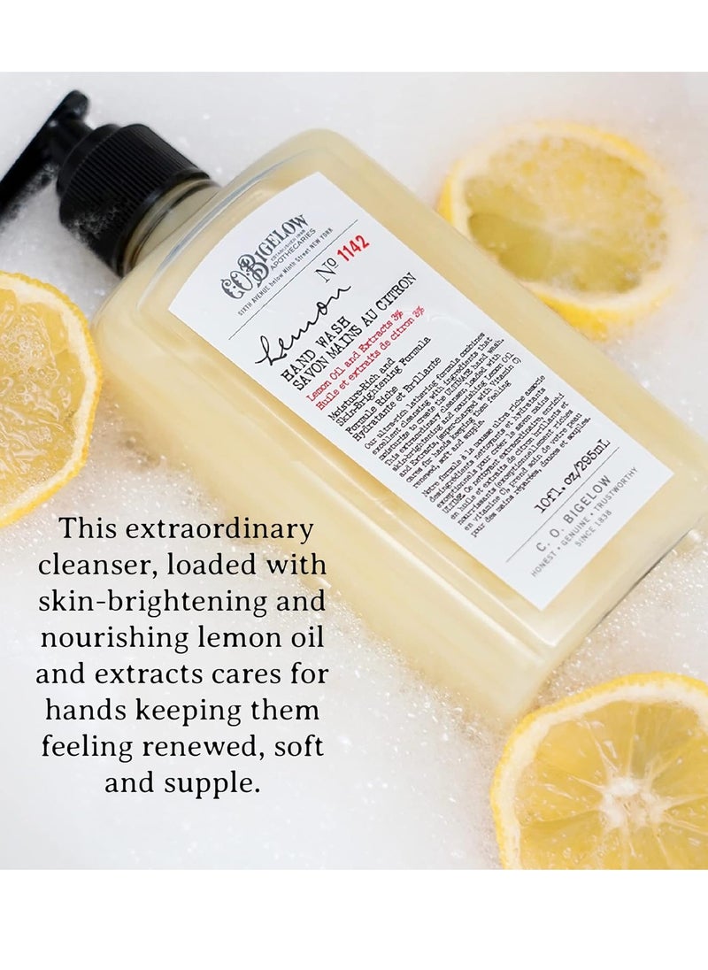 C. O. Bigelow C.O. Bigelow Lemon Hand Wash No. 1142, 2 pack, 10 fl oz. each & Lemon Body Lotion No. 1162, 10 fl oz.  - Image 3