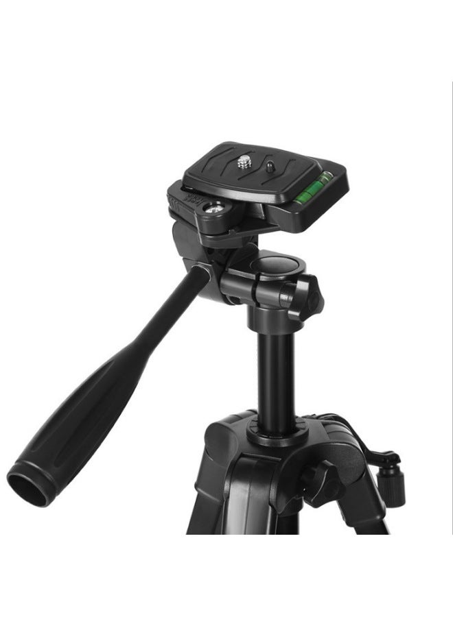 3366 Mobile Phone Live Broadcast Tripod Bracket Slr Photography Digital Camera Tripod Fill Light Bracket-Color:3366 Black  - Image 3