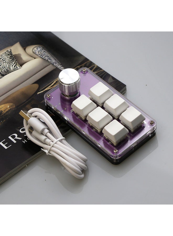 Wireless Bluetooth Custom Keypad Shortcut Key Copy And Paste Green Axis Red Axis Swim Mechanical Hot Plug Custom