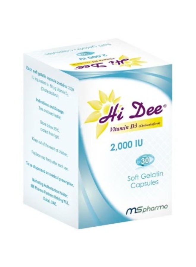 HI DEE Vitamin D3 2000IU Capsule 30S