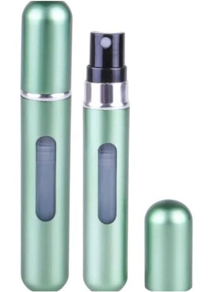 Generic - Mini Portable Refillable Perfume Atomizer Bottle, Perfume Pump Case, Perfume Atomizer Bottle, Refillable Perfume Atomizer, Travel Refillable Perfume Atomizer (8ml, 1 Pack,Green) - Image 1