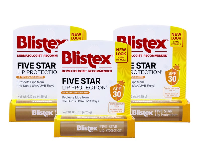 Blistex 5 Star Lip Protct Size .15oz, 3 pack - Image 1