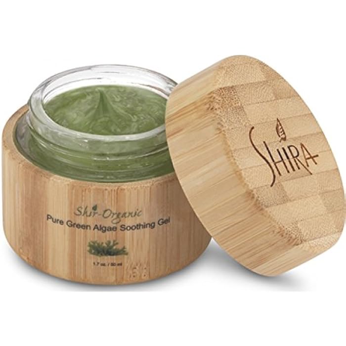 Shira Shir Organic Green Algae Soothing Gel, 50ml – Hydrating & Calming Formula for Dry, Sensitive, Rosacea, Couperose & Irritated Skin, Redness Relief, Natural Skincare, Gentle Skin Care Treatment