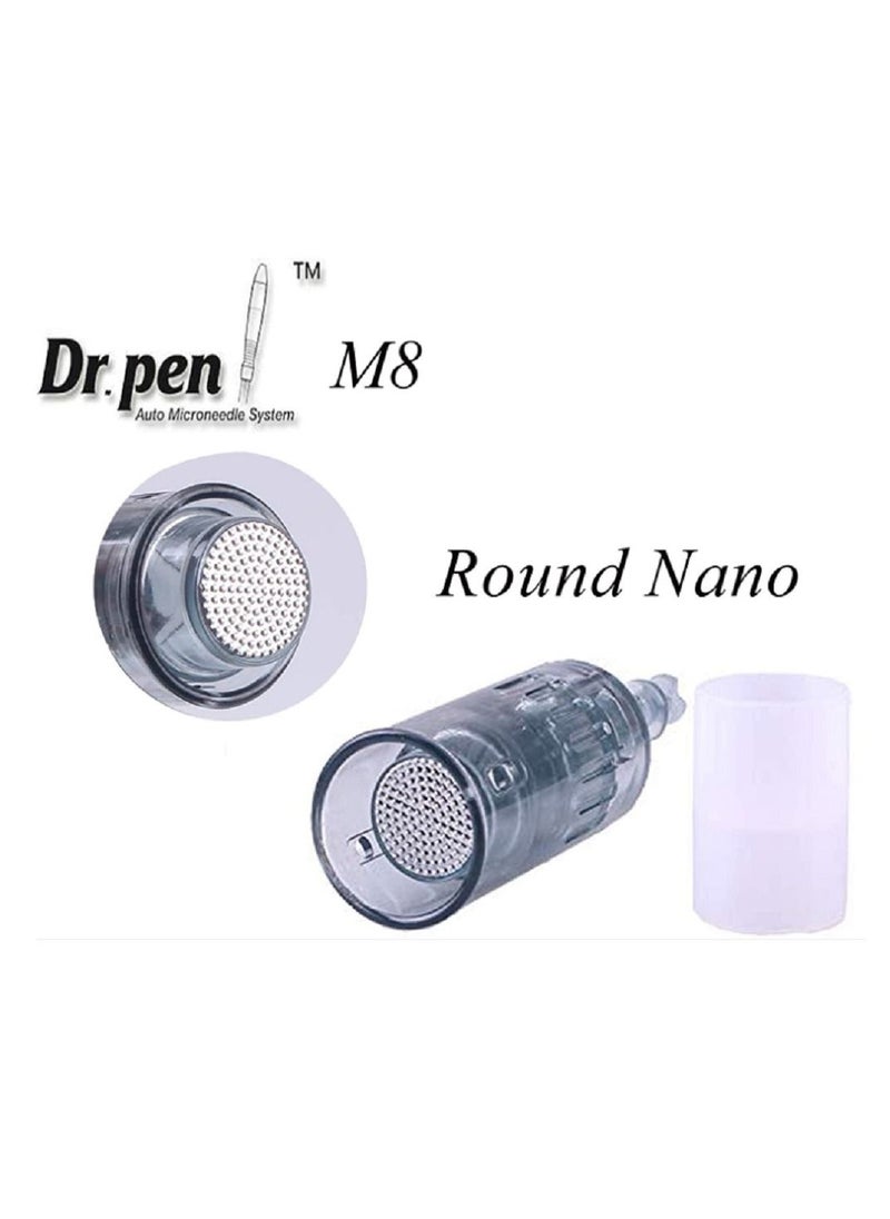 hydra 10Pcs Dr.pen M8 Round Nano Needle Replacement Cartridges  - Image 2