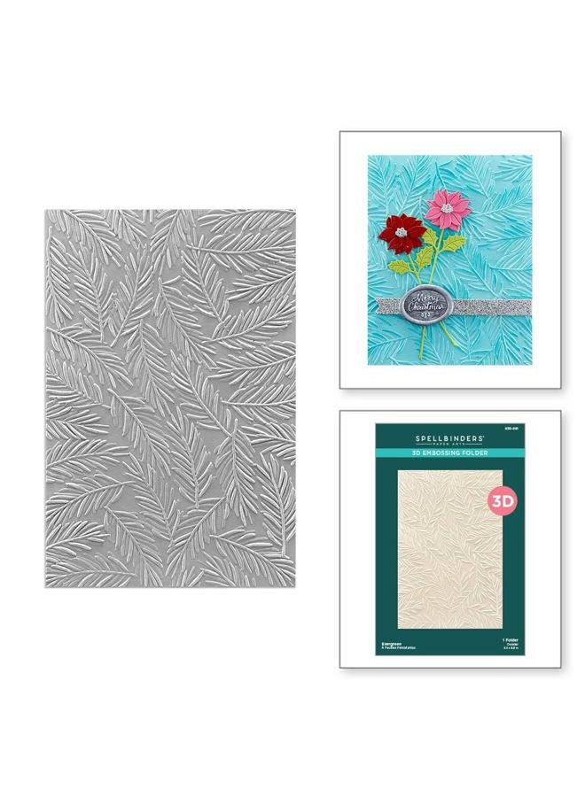 Spellbinders Evergreen Embossing Folder, Clear - Image 2