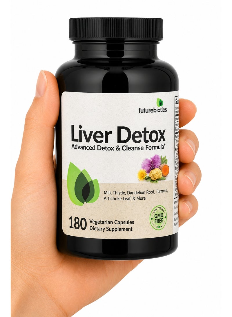 Futurebiotics, Liver Detox, 180 Vegetarian Capsules - Image 3