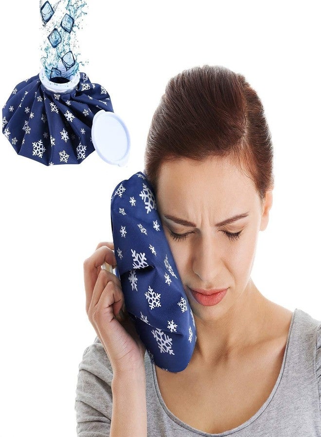 TETRIX Ice Cold Pack Reusable Ice Bag Hot Water Bag for Injuries, Hot & Cold Therapy and Pain Relief [Ice Bag multi colour 9"] - Image 1