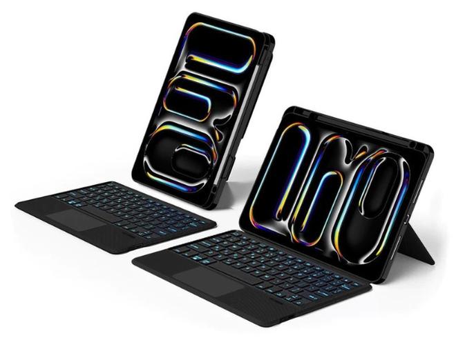 Premix Keyboard Smart for IPad 11Pro ,Air4 , Air 5 ، Air 11   Arabic + English - Image 1