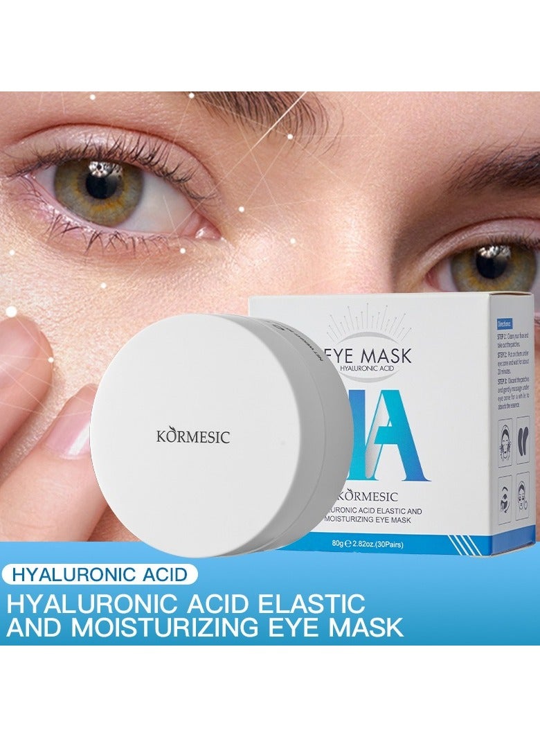 Kormesic Hyaluronic Acid Eye Mask 80g (60 Sheets/30 Pairs) - Hydrating & Plumping  - Image 2