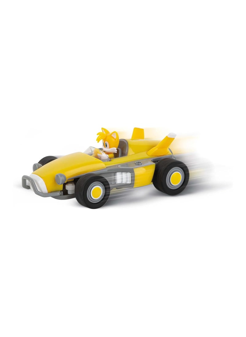 Carrera - RC Team Sonic Racing Mini RC Car | For Kids and Fans | Officially Licensed Sonic the Hedgehog Design | 1:43 Scale | Remote Controlled Vehicle - Image 1