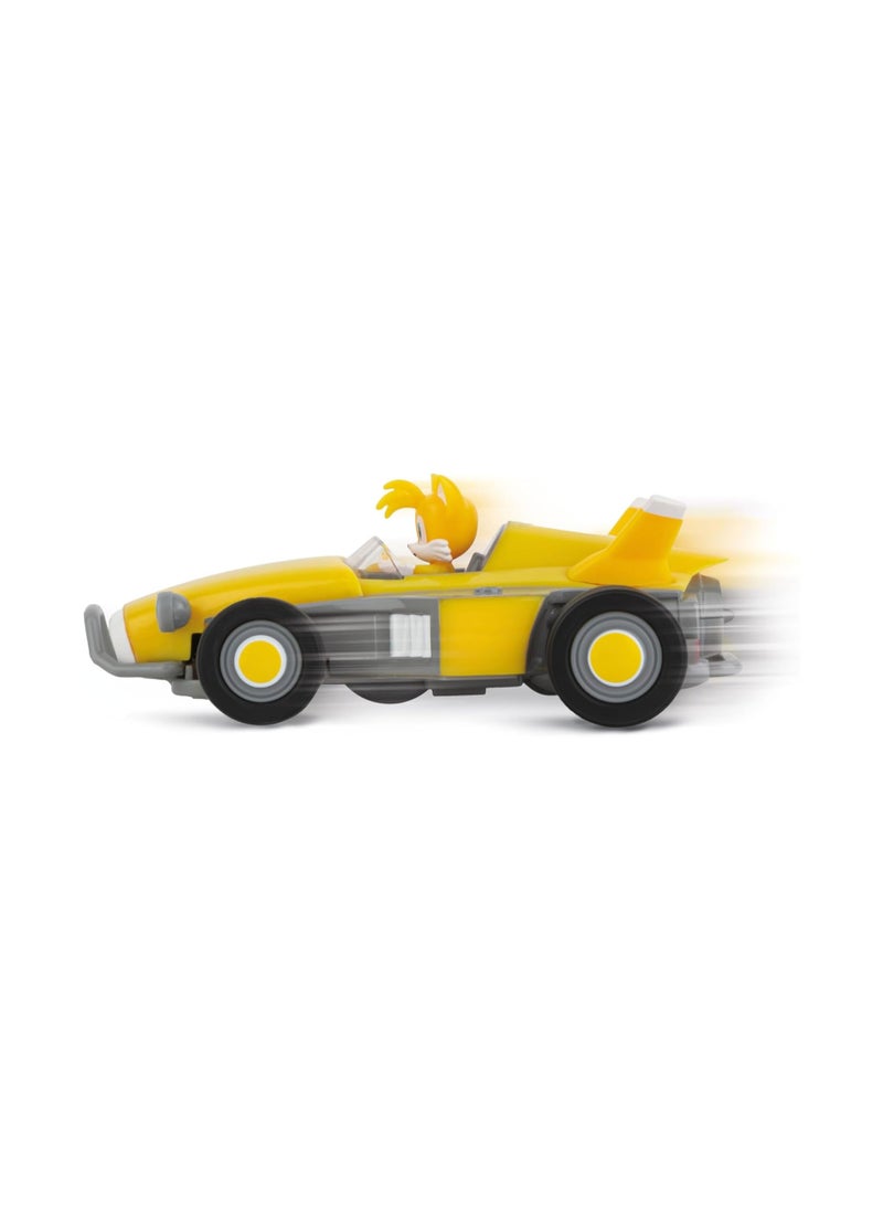 Carrera - RC Team Sonic Racing Mini RC Car | For Kids and Fans | Officially Licensed Sonic the Hedgehog Design | 1:43 Scale | Remote Controlled Vehicle - Image 1