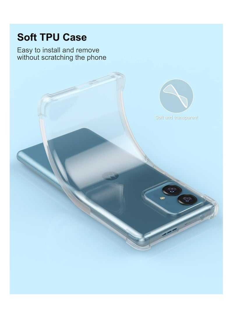 Fankalo Phone Case For Motorola Edge 40 Neo Crystal Clear Ultra Slim Anti Scratch Shockproof Protective TPU Back Cover - Image 5