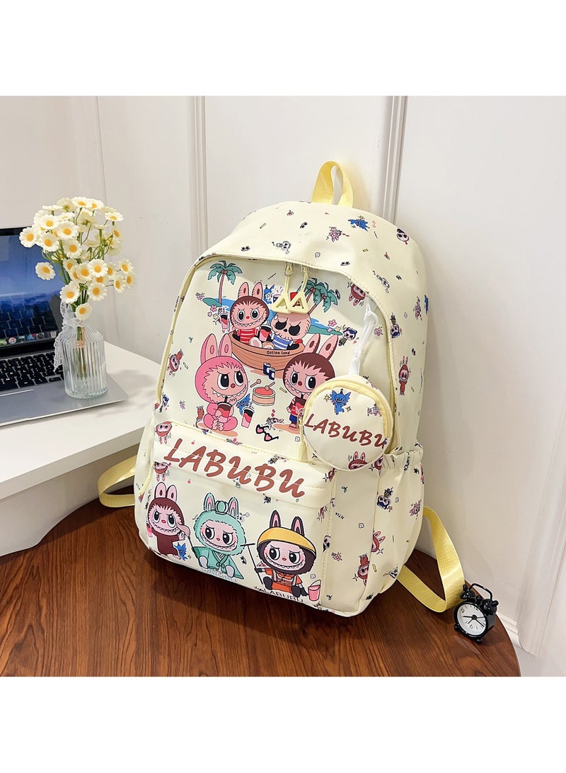 Labubu Children's Backpack Kindergarten Senior School Backpack Student Backpack Light And Cute Backpack Fashion Cartoon Backpack 45*32*14CM - Image 2