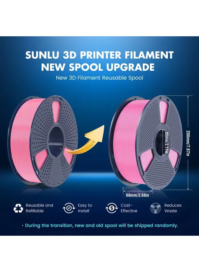 SUNLU PLA Plus Silver 3D Printer Filament 1.75mm 1KG Spool Dimensional Accuracy 0.02mm - Image 3