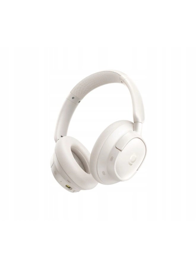 Baseus Bass BH1 NC Wireless Noise Cancelling Headphones – Premium Sound – Off-White - Image 1