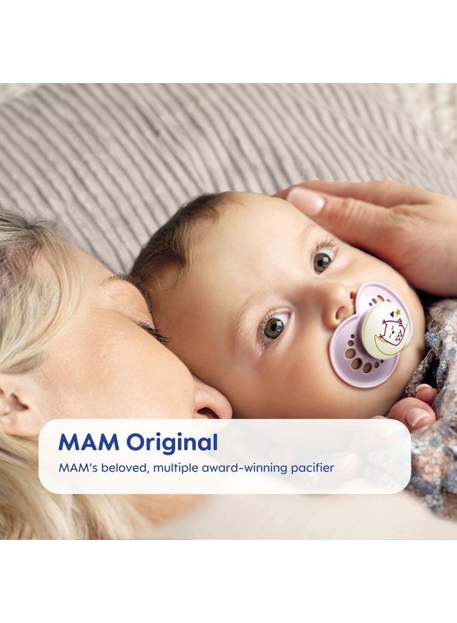 MAM Pacifier, 16+ Months, Variety Pack (1 Original, 1 Air + 1 Night Pacifier), Unisex 3-Count - Image 2