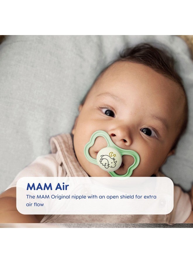 MAM Pacifier, 16+ Months, Variety Pack (1 Original, 1 Air + 1 Night Pacifier), Unisex 3-Count - Image 3