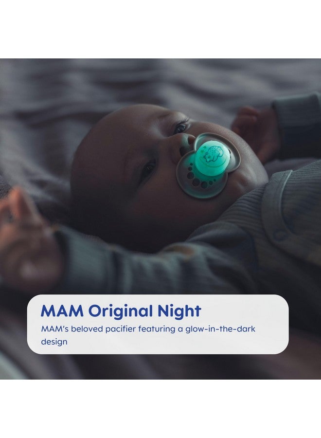 MAM Pacifier, 16+ Months, Variety Pack (1 Original, 1 Air + 1 Night Pacifier), Unisex 3-Count - Image 4