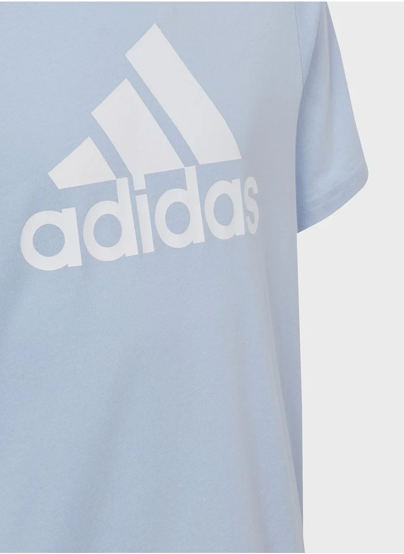 اديداس تيشيرت Essentials Big Logo Cotton