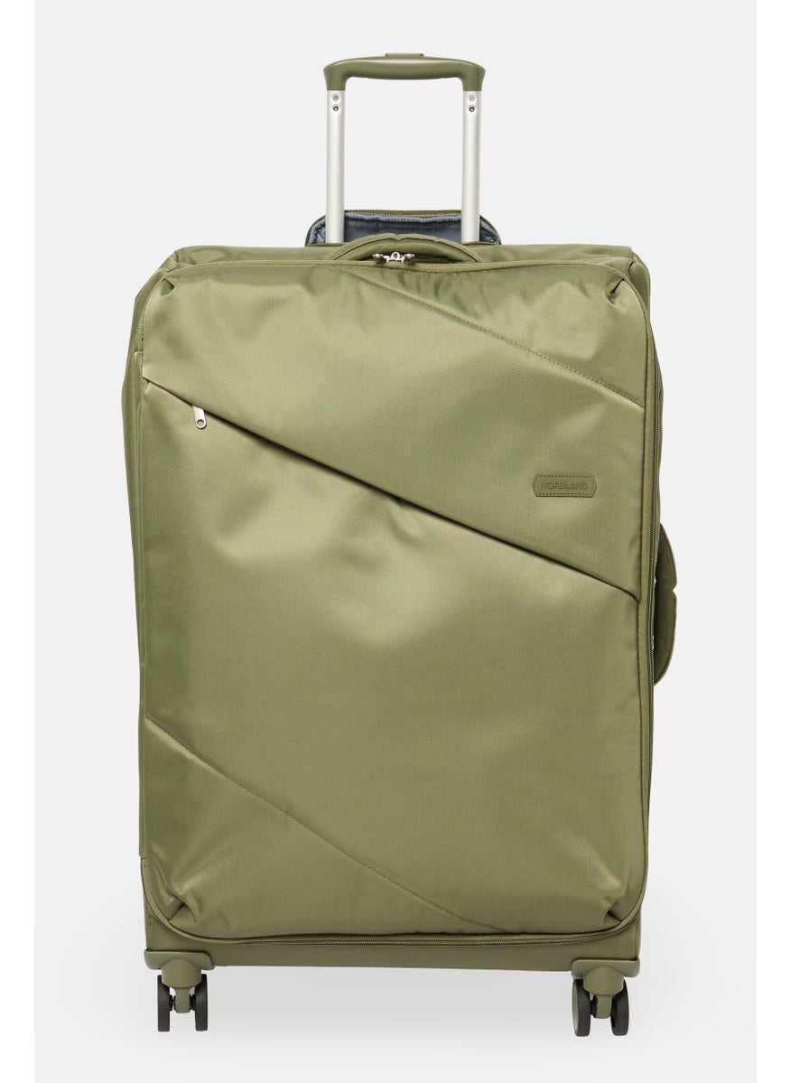 Nordland 30,3 Inch Brand Logo Check In Spinner Luggage, Dark Green  - Image 1