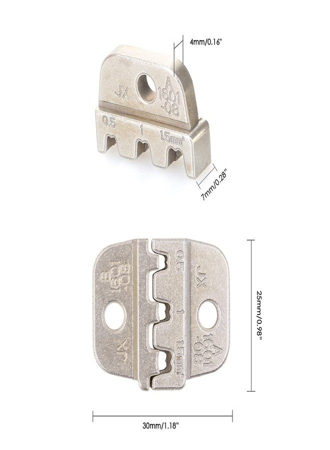 SEIWEI Wire Crimper Jaw Insulated Bare Terminal Jaws Mold for Crimping Pliers Ferrule Crimpers Cord End - Image 4