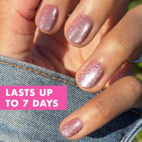 Olive & June Olive June Effects Super Stick Mani Press On Nails Extra Short Round No Glue Needed 32 Tab Nails in 16 Sizes NonToxic Tabs Easy OnOff NonDamaging Real Look 7Day Wear Shacket Velvet - Image 3