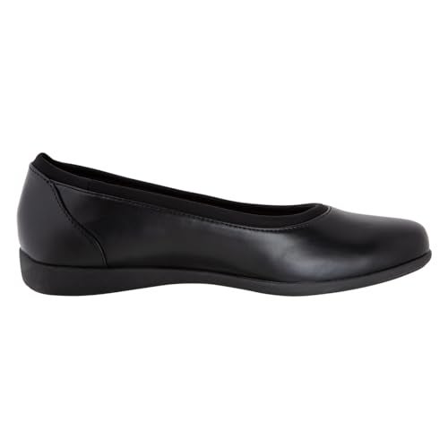 Comfort Plus Women's Black Blissful Comfort Flat 5 Medium by Payless - Image 4