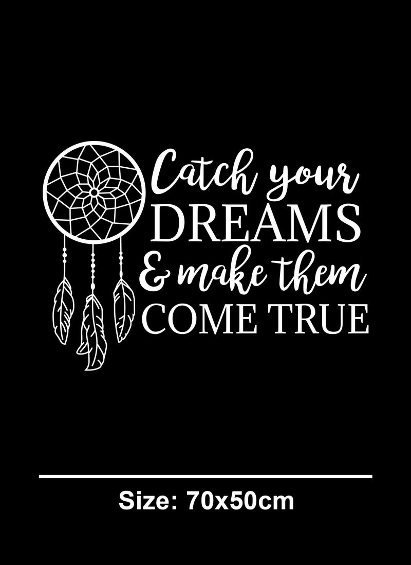Spoil Your Wall Catch Your Dreams Bedroom Quote  Wall Decal - Wall Arts Home Décor - Wall Sticker, 70x50 cm by Spoil Your Wall  - Image 3
