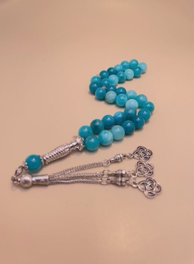 general 33 Natural Jade Prayer BeadsTasbih/10mm - Image 1