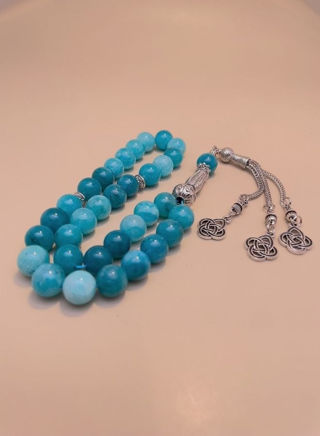 general 33 Natural Jade Prayer BeadsTasbih/10mm - Image 2