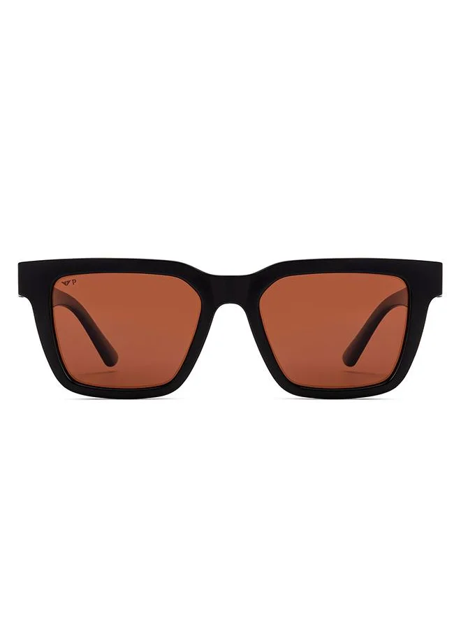 فينسينت تشيس Full Rim Square Classics Branded Latest And Stylish Sunglasses Polarized And 100% UV Protected Unisex Large VC S16754