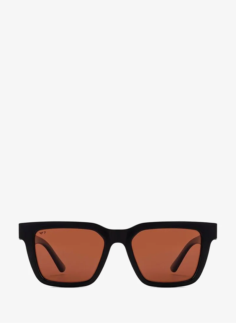 VINCENT CHASE Full Rim Square Classics Branded Latest And Stylish Sunglasses Polarized And 100% UV Protected Unisex Large VC S16754