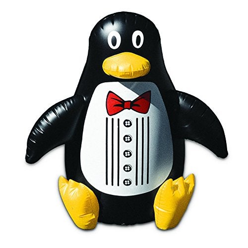 Poolmaster 81435 Floating Swimming Pool Backyard Décor, 33-Inch, Penguin - Image 1