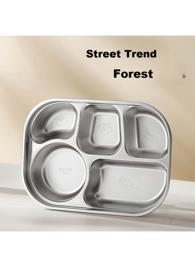 Tafuco Lunch Box For Elementary Students 316l Stainless Steel Food Grade Kindergarten Bento Box T5378 - Image 2