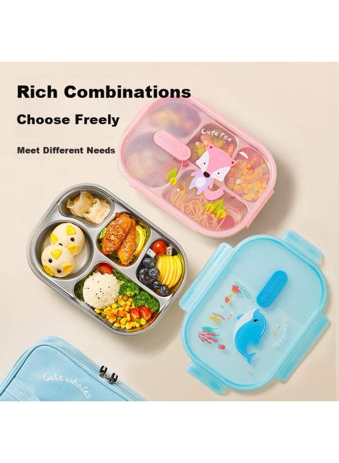 Tafuco Lunch Box For Elementary Students 316l Stainless Steel Food Grade Kindergarten Bento Box T5378 - Image 4