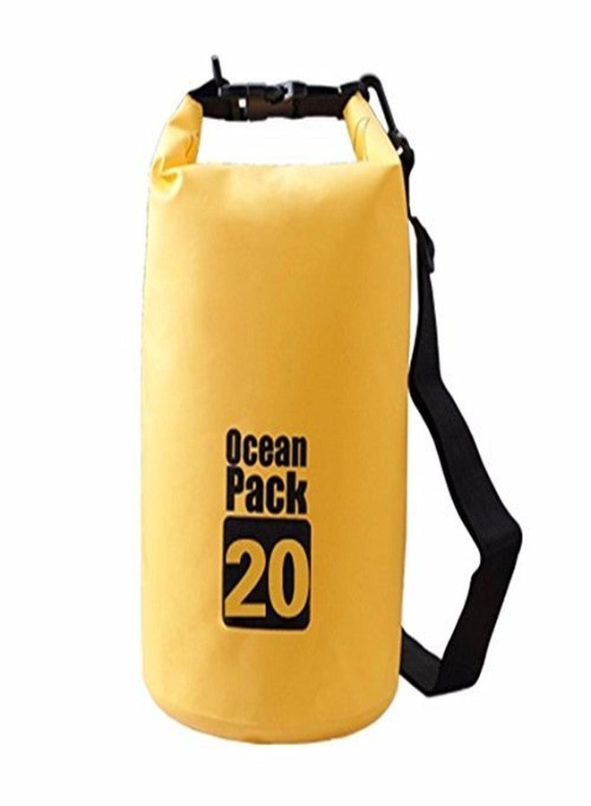 Mezon 20L Barrel-Shaped PVC Tarp River Trekking Drifting Seal Rafting Bag Ocean Pack Waterproof Bag Dry Bag for Outdoor - Image 1