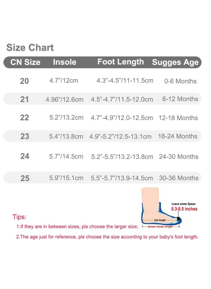 Oasisgalore - Baby Sock Shoes Toddler Cartoon Soft Rubber Sole Non Slip Floor Slipper for Boys Girls First Walking - Image 1