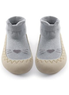Baby Sock Shoes Toddler Cartoon Soft Rubber Sole Non Slip Floor Slipper for Boys Girls First Walking