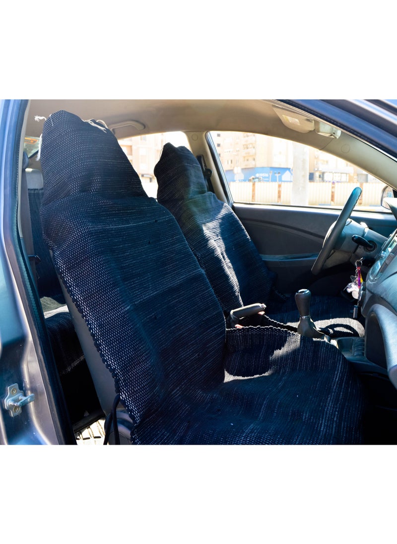 Egypt Antiques Two-piece set (light gray) car seat history 70 cm length 150 cm cotton 100%  - Image 2